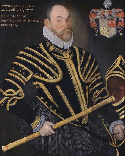 Hieronimo Custodis Field Marshal Sir William Pelham, Lord Justice of Ireland oil painting picture
